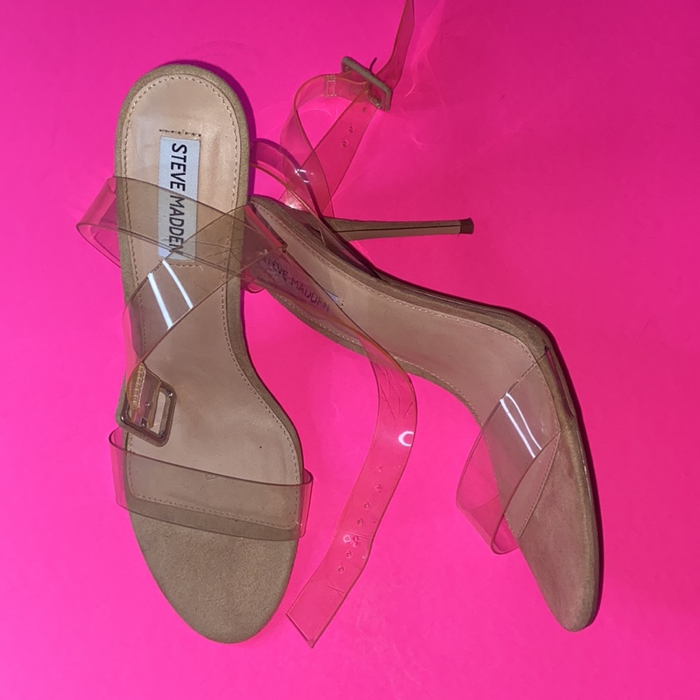 Nude PVC Heels